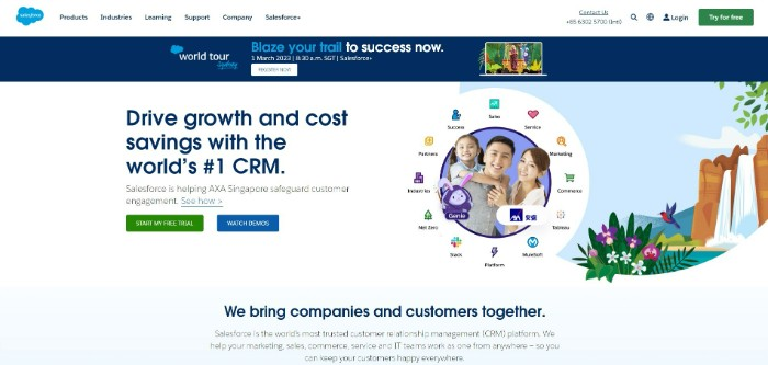 Salesforce Home Page